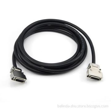 Mdr 26pin Cable with Spring-Latch Metal Shell